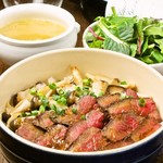Domestic wagyu beef Steak bowl