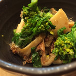 ばんじょう - 菜花と筍の辛子あえ