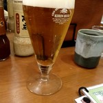 福てんかつ - グラスビール