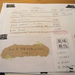 風味絶佳 - メニューです