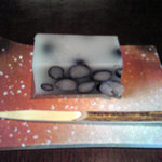 たねや日牟禮茶屋 - 締めの和菓子／黒豆羊羹