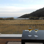 足摺テルメ - ウェルカムドリンクのようにいただいた、ゆずワイン　2017.2