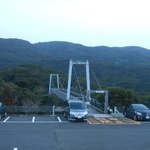 足摺テルメ - 朝の駐車場の風景　2017.2