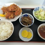 一楽天 - 唐揚げ定食