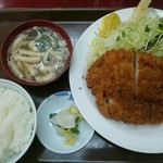 ひよどり亭 - ジャンボ定食(税込み1600円)