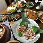 Sumibiyaki Tori Jirou - 土佐はちきん地鶏と地鶏釜飯のコース