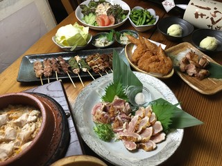 Sumibiyaki Tori Jirou - 土佐はちきん地鶏と地鶏釜飯のコース