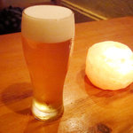 NEPALI CO - 生ビールは、キリン一番搾り。泡立ちクリーミーで旨いっ ^^