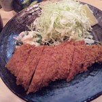 ロースかつ　ちょっとアップ写真