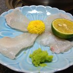 大海 - お造り（食べかけ ＾＾；）