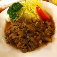 すき焼割烹 かとう - しょうが焼きワンショット～