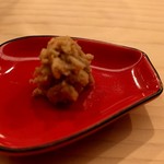 日本橋蛎殻町 すぎた - 追加…海老の頭を殻ごと海老味噌で…お酒がすすみます！美味！