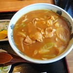 竹の家 - カレー南蛮そば（850円）