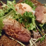foujita - 河内鴨ロースの焼きしゃぶサラダのガレット♪