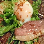 foujita - 河内鴨ロースの焼きしゃぶサラダのガレット♪