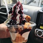 ハッピーベリー - 【マロンとカシスのパフェ…580円】◎2017/2