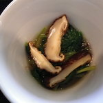 Usagiya - 【2011.1】 箸休め　三つ葉と焼き椎茸のおひたし