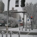 Uruu - この辺から細い道に入ります。すごい雪でした。