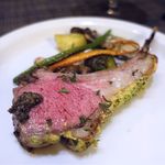 コントワール15 - 仔羊背肉のココット鍋ロースト　マスタード香草風味