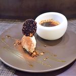 コントワール15 - マロンのクレームブリュレ、塩キャラメルアイスクリーム