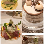 ラ・ベ - お料理はどれも繊細で綺麗でおいしい(*^_^*)