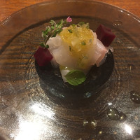 リストランテ ソットラルコ - クロダイのカルパッチョ