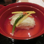 井本 - ふきの信田巻きと聖護院大根、