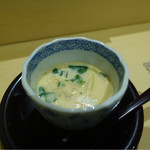 鮨 はしもと - このわたの茶碗蒸し