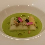 スリオラ - 白アスパラ・・フォアグラ・・