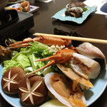 いわない温泉高島旅館 - 浜鍋の海鮮