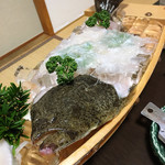 いわない温泉高島旅館 - ひらめの生き造り