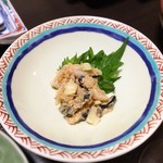 いわない温泉高島旅館 - アンコウの肝和え