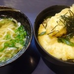 まことうどん - ◆「野菜天丼」に「ミニうどん」が付きます。