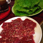 焼肉野郎キムジャン - ハラミとサンチュ