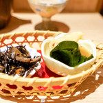 蕎楽亭 もがみ - お通し