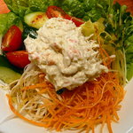 鉄板台所 かちゃぐり屋の とっとき - カニサラダ