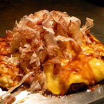 鉄板台所 かちゃぐり屋の とっとき - お好み焼き海鮮スペシャル