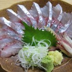 太鼓判亭 - 関あじ刺身