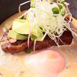 Contest winning dish: “Simmered Pork with Creamy Avocado Sauce”