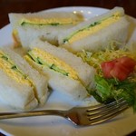 珈琲館 尾賀 - エッグサンドイッチ