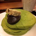 うめぞの カフェアンドギャラリー - 抹茶のホットケーキ