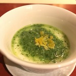 ワキヤ 一笑美茶樓 - 菜の花ソース・・・中にはハマグリ