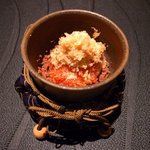 龍吟 - 龍吟パフェ 黒いちじくと日本古来のチーズ「祖」 丹波産黒豆と一緒に