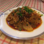 四川家庭料理 珍々 - 前菜の瓜っぽい辛いやつ
