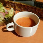 太陽のカフェ - パスタランチの野菜スープ