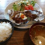 TeaRoom abi - 和風ハンバーグホイル焼き　980円