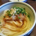 Udonnotsukasa Takato - 大根おろし、葱、生姜に、すだちと醤油をかけて