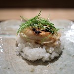 虎白 - 焼白子飯蒸し