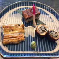 うなぎ藤田 白金台店 - 三点盛：1周年メニュー