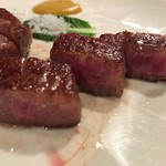 ステーキ＆ワイン オクソン - 宮崎牛ｻｰﾛｲﾝ